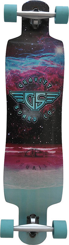 Gravity Beach Space 41 Zoll Longboard Complete