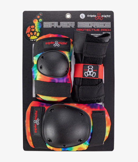 Triple Eight Saver Color Series 3-Pack - Tie Dye