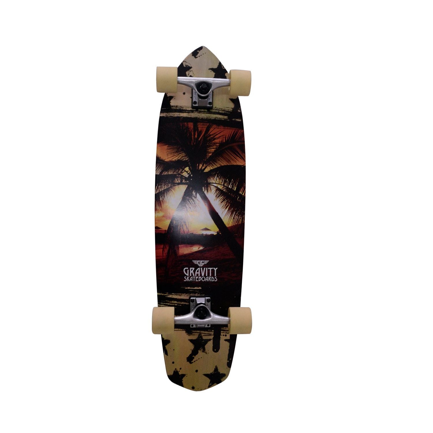 Gravity Last Resort 36" Longboard Complete Braun