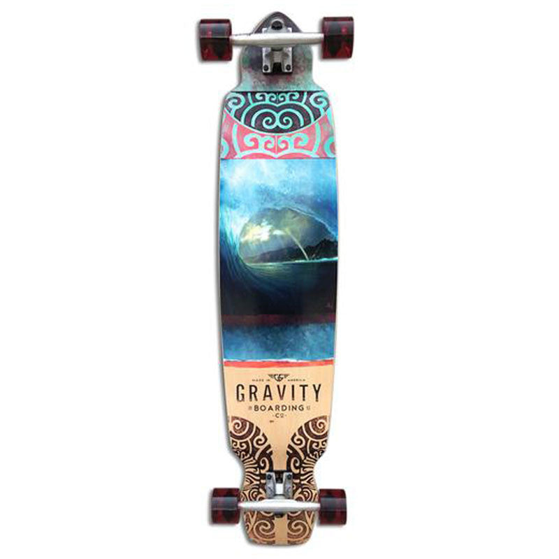 Gravity Drop Kick Rainbow Barrel 43 Zoll Langboard Complete