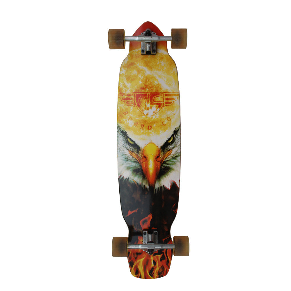 Gravity Carve Burning Eagle 39 Zoll Langbrett Komplett