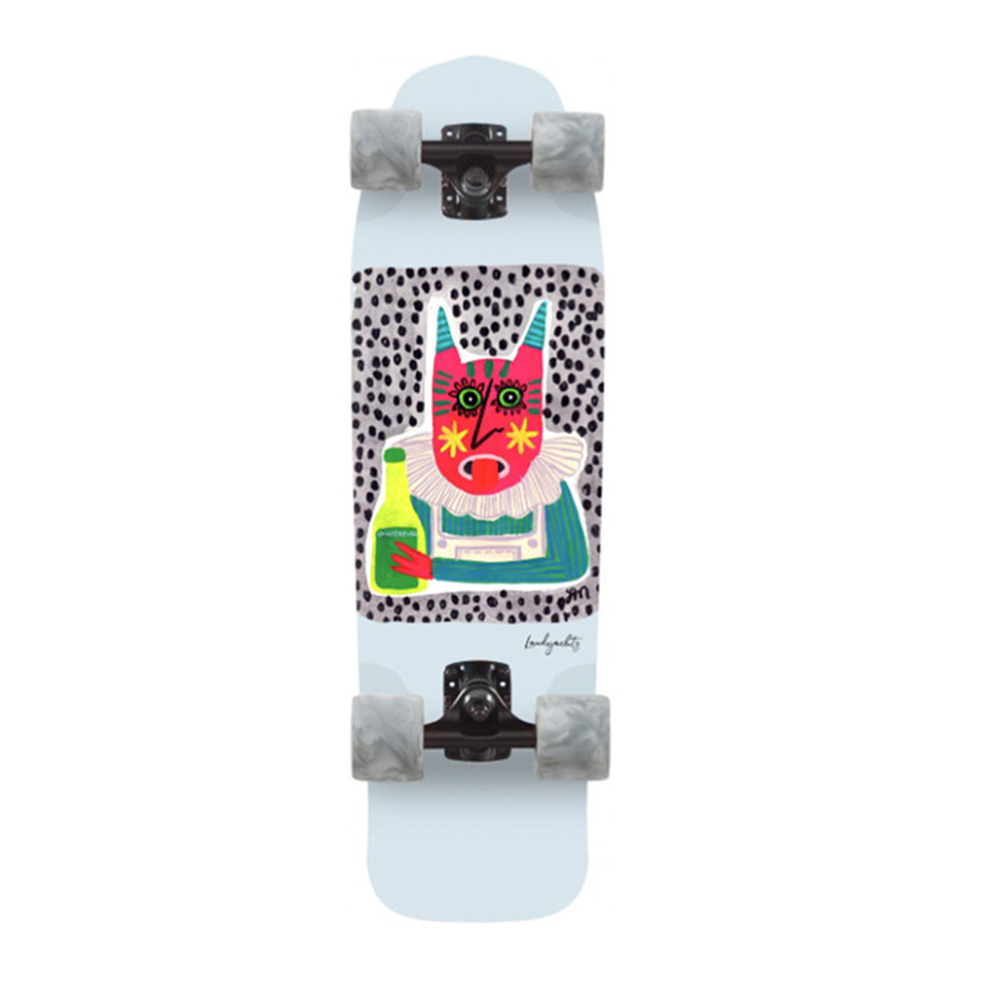 Landyachtz Dinghy 28.5” Cruiser Skateboard - Chartreuse - Mooloolabas