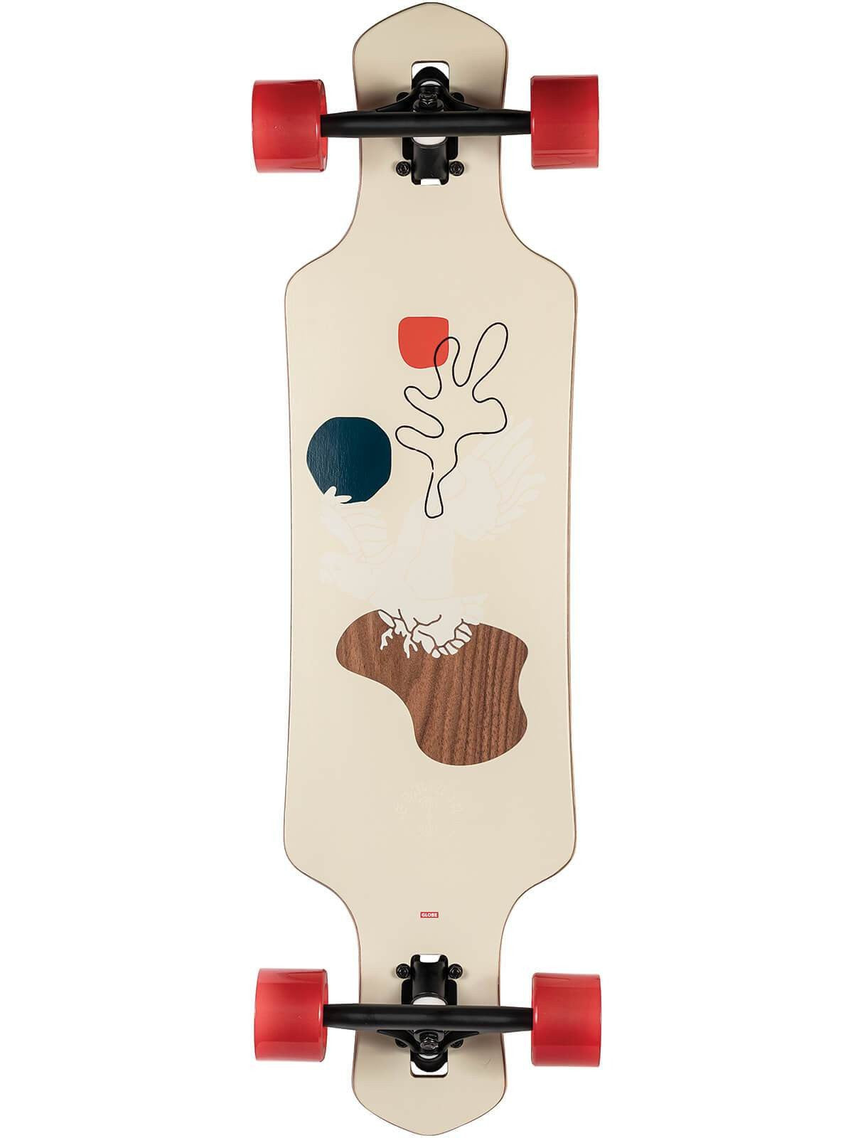 Globe Geminon 35" Longboard Complete - Walnut/Cockatoo - Mooloolabas