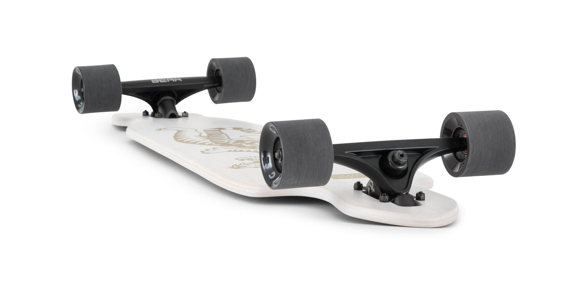 LANDYACHTZ BATTLE AXE FORREST 38" DROP THROUGH LONGBOARD COMPLETE