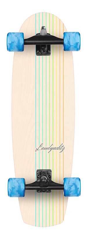 Landyachtz Butter 31" Hypercarve Longboard Complete - White Oak Lines - Mooloolabas