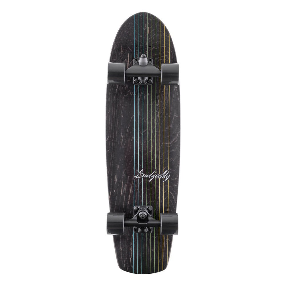Landyachtz Butter 31" Hypercarve Longboard Complete - Black Lines - Mooloolabas