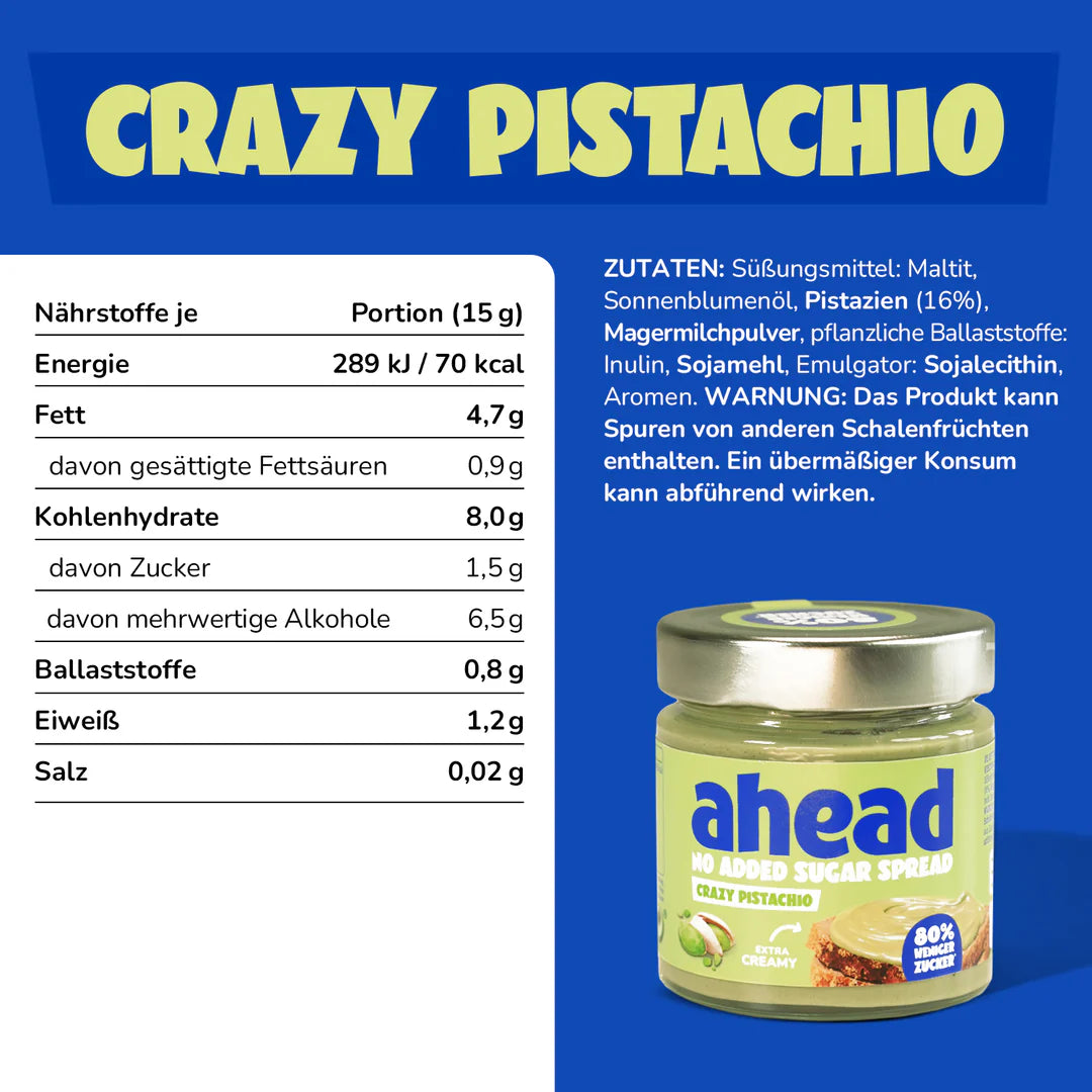 Ahead Crazy Pistachio Pistazien-Aufstrich - Mooloolabas