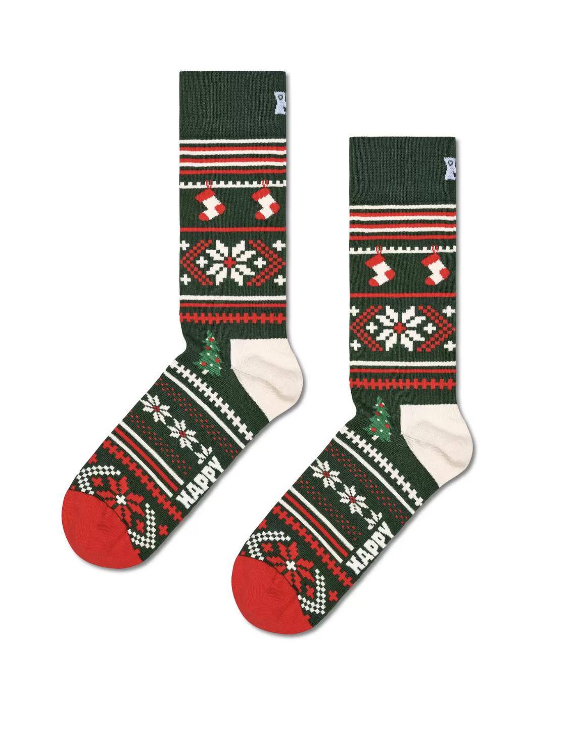 Happy Socks Christmas Sweater Socken