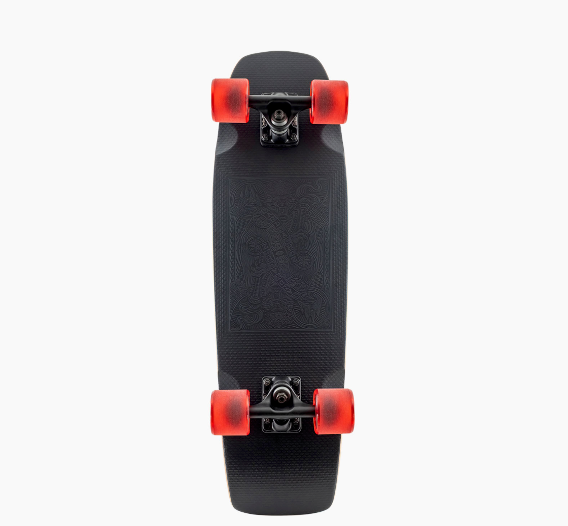 Landyachtz Dinghy 28.5” Cruiser Skateboard - Coffin Stealth Card - Mooloolabas