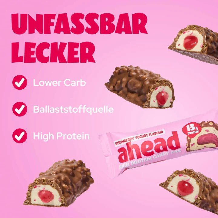Ahead Strawberry Yogurt  Proteinriegel