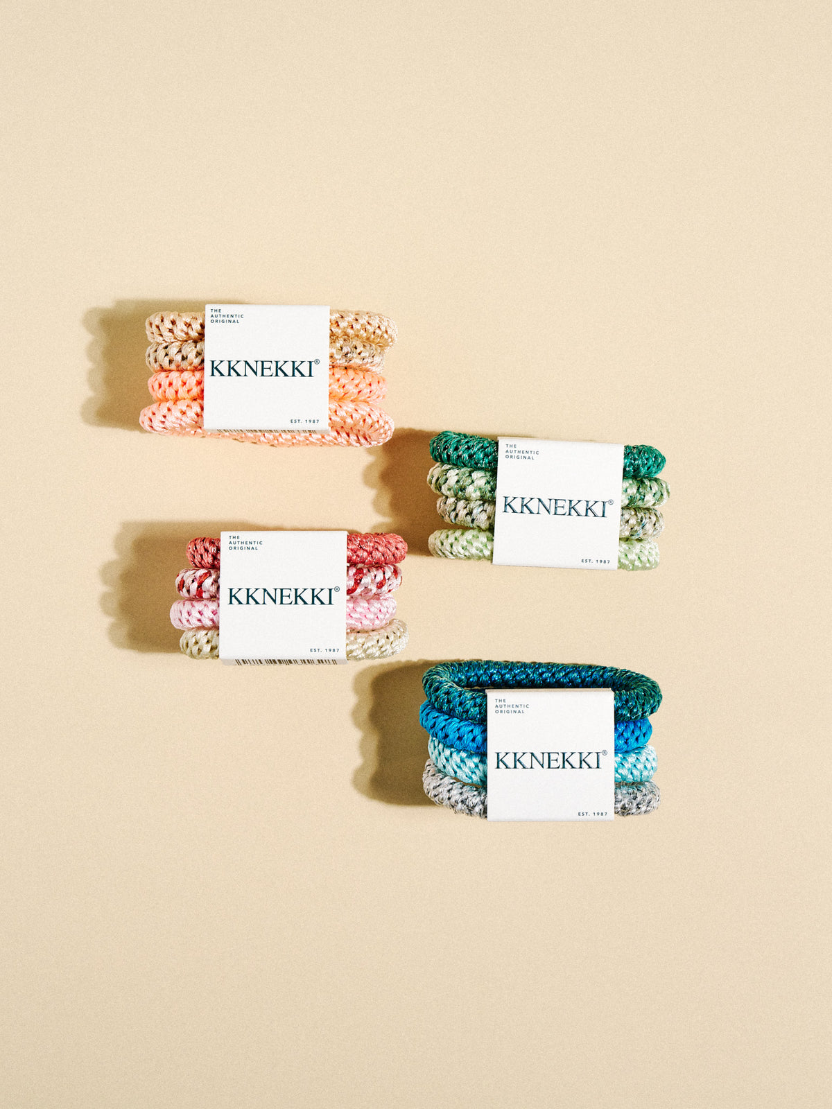 KKNEKKI Original Hair Ties - 4er Bundle - Mooloolabas