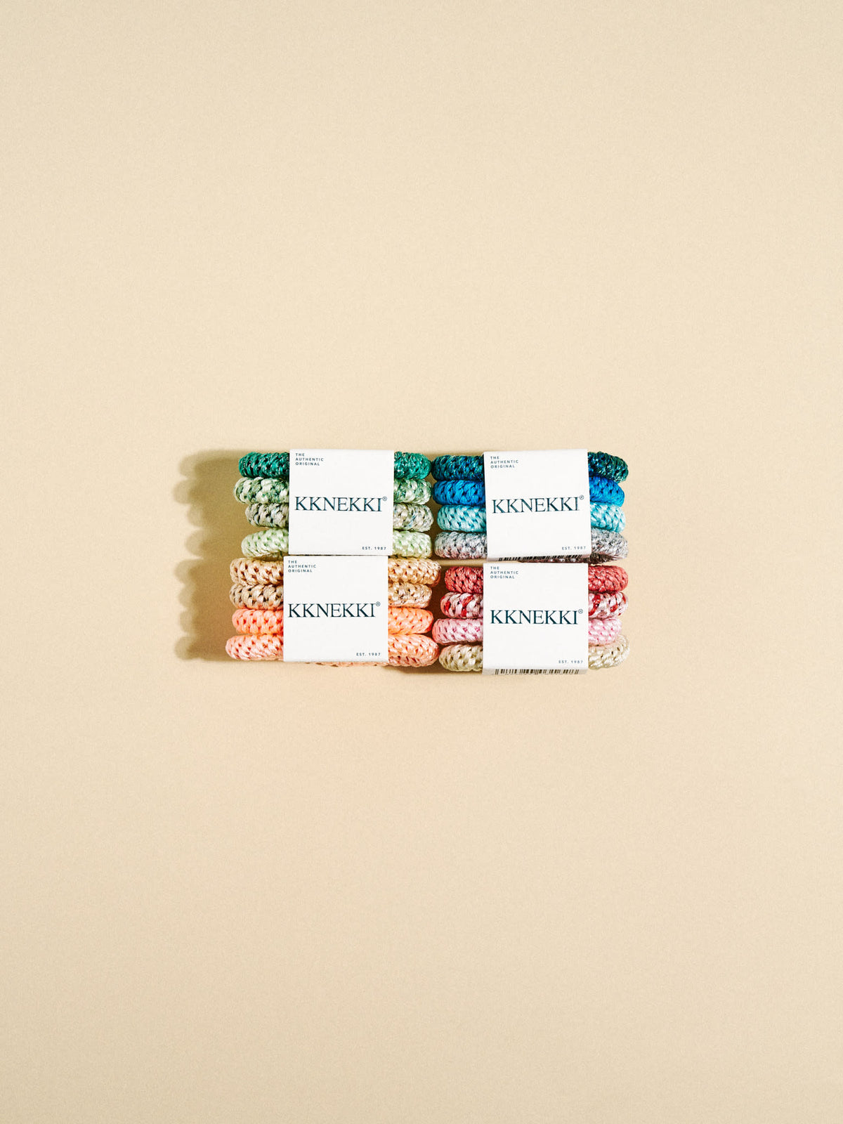 KKNEKKI Original Hair Ties - 4er Bundle