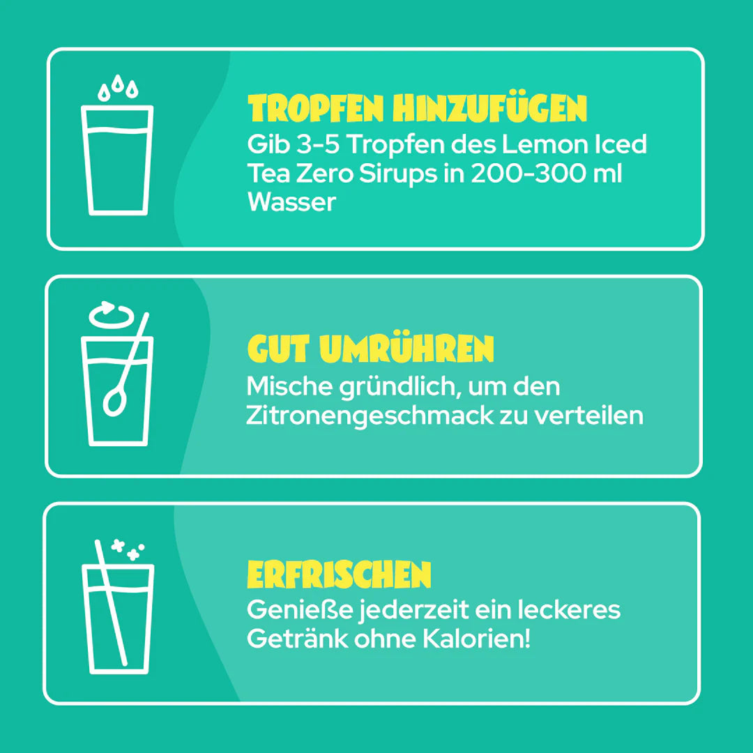 Ahead Lemon Ice Tea Zero Sirup - Mooloolabas