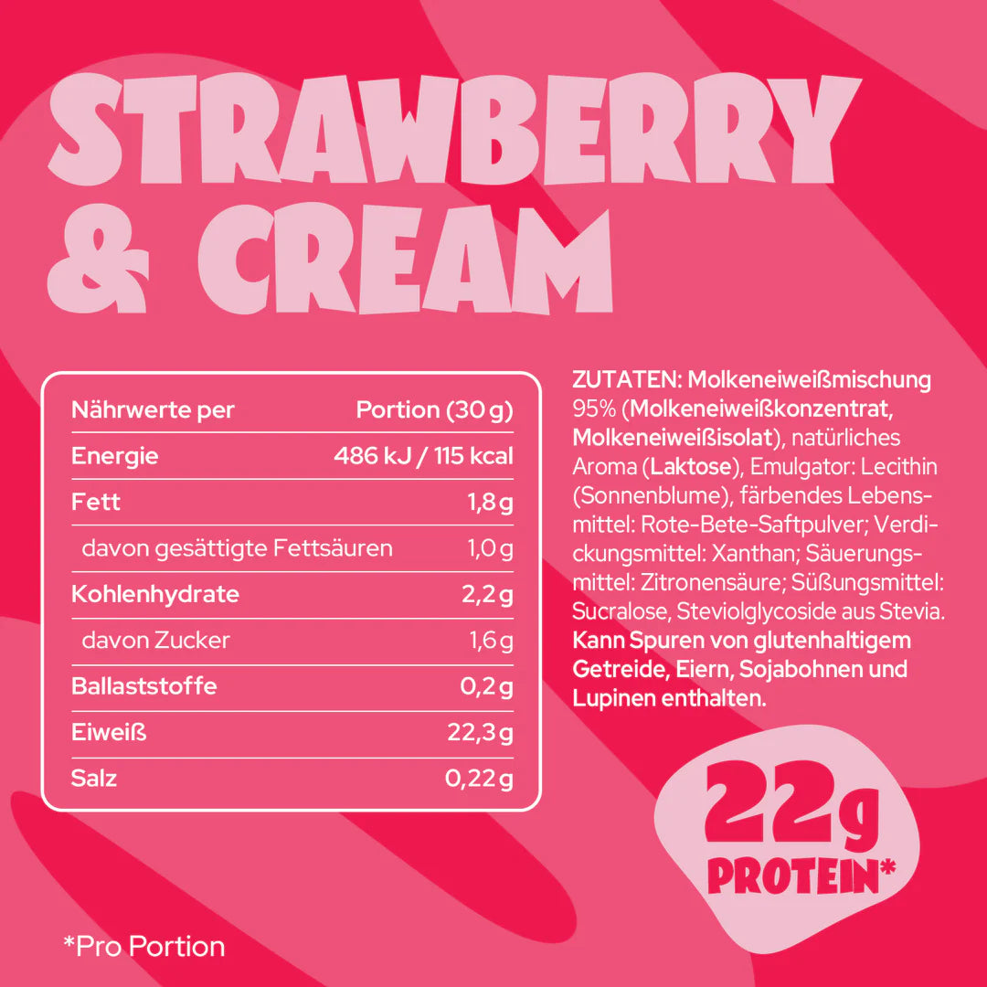 Ahead Strawberry &amp; Cream Whey Protein - Mooloolabas