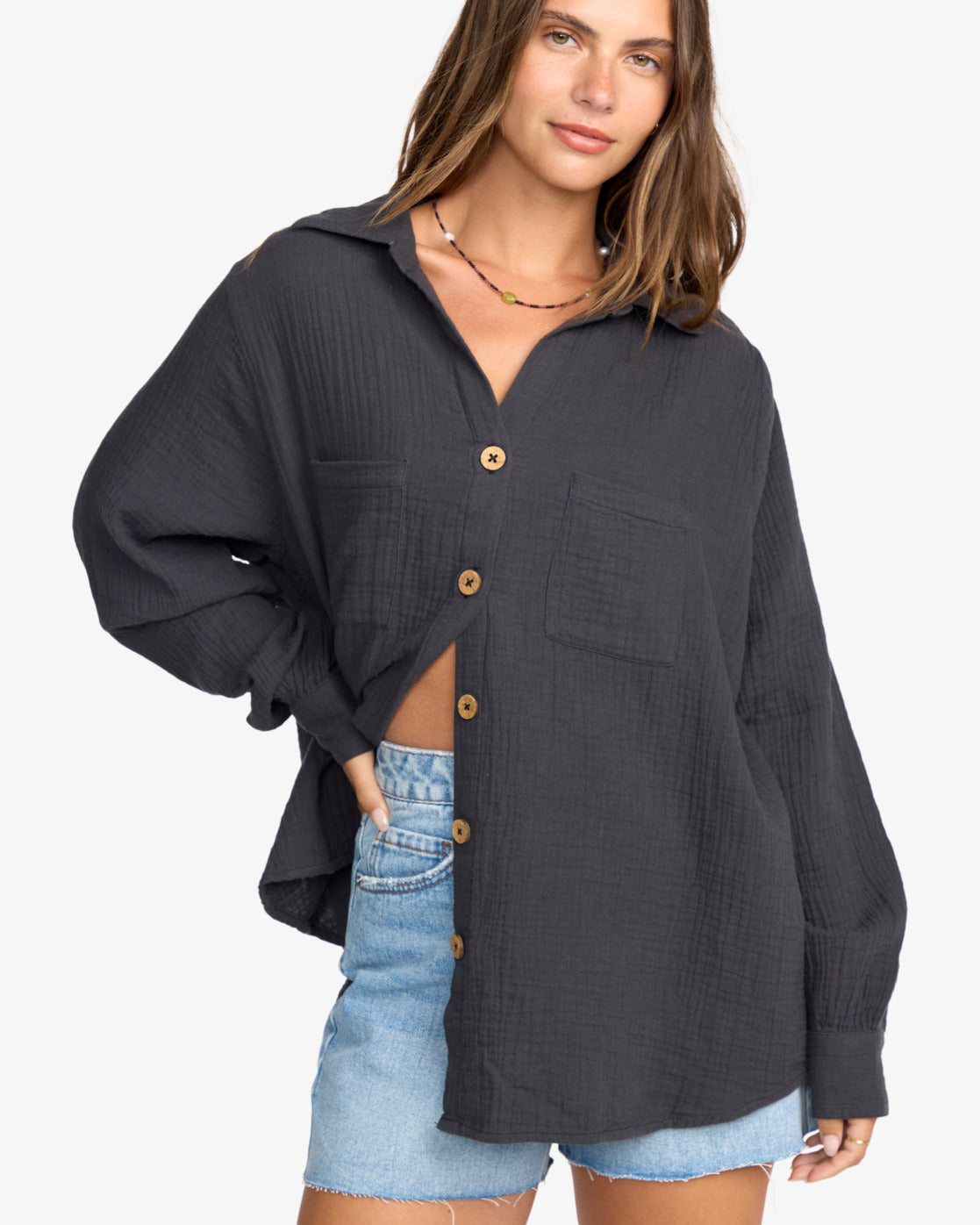 Billabong Swell Blouse - Hemd mit Knöpfen für Frauen