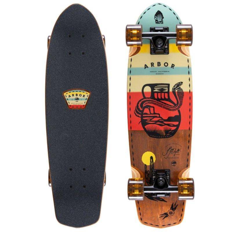 Arbor Pocket Rocket Artist Series Jess Mudgett Komplett Minicruiser 27"