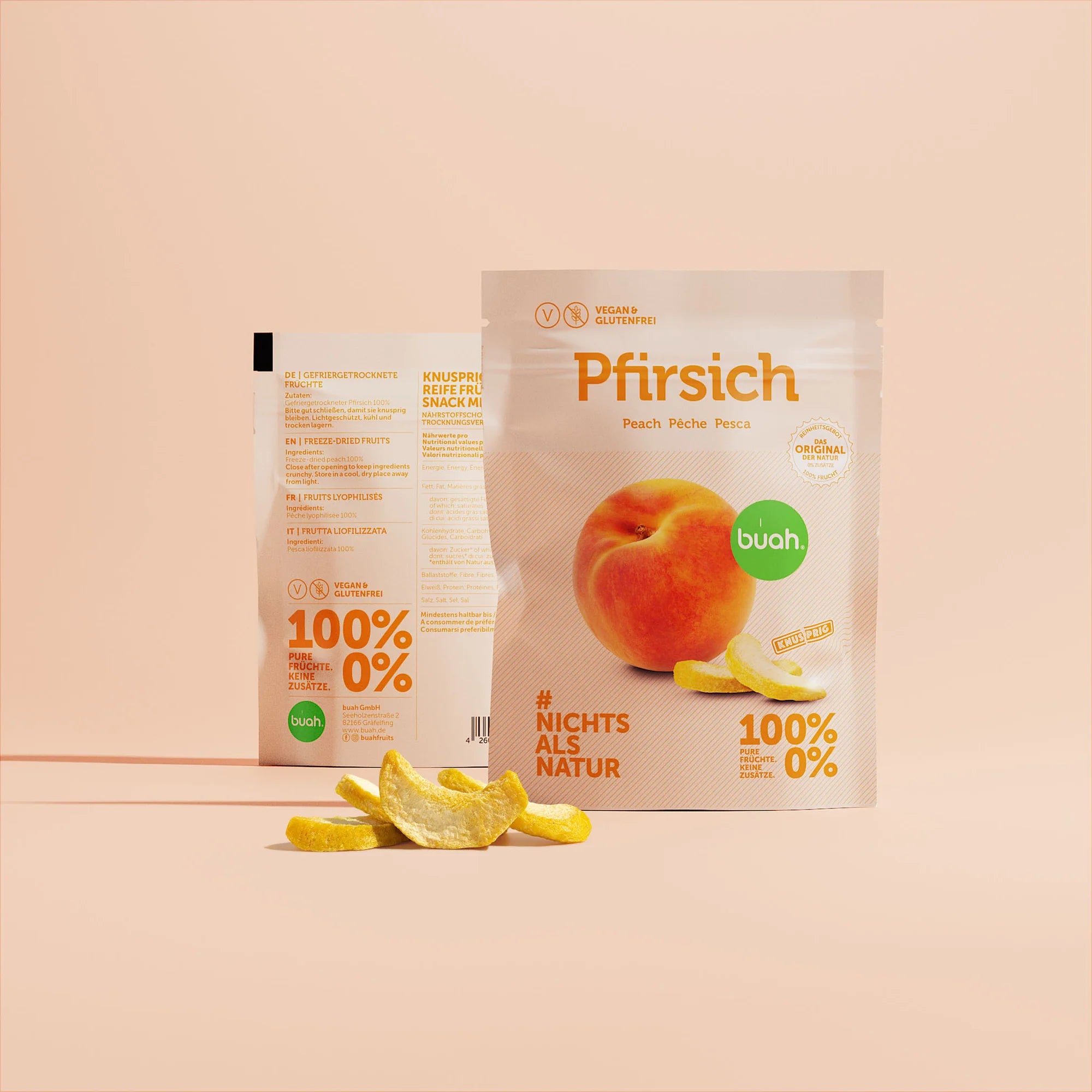 Buah gefriergetrocknete Pfirsich - Mooloolabas