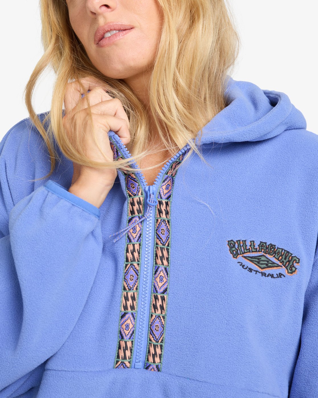 Billabong Winter Camp - Kapuzenpulli mit Reißverschlusskragen für Frauen