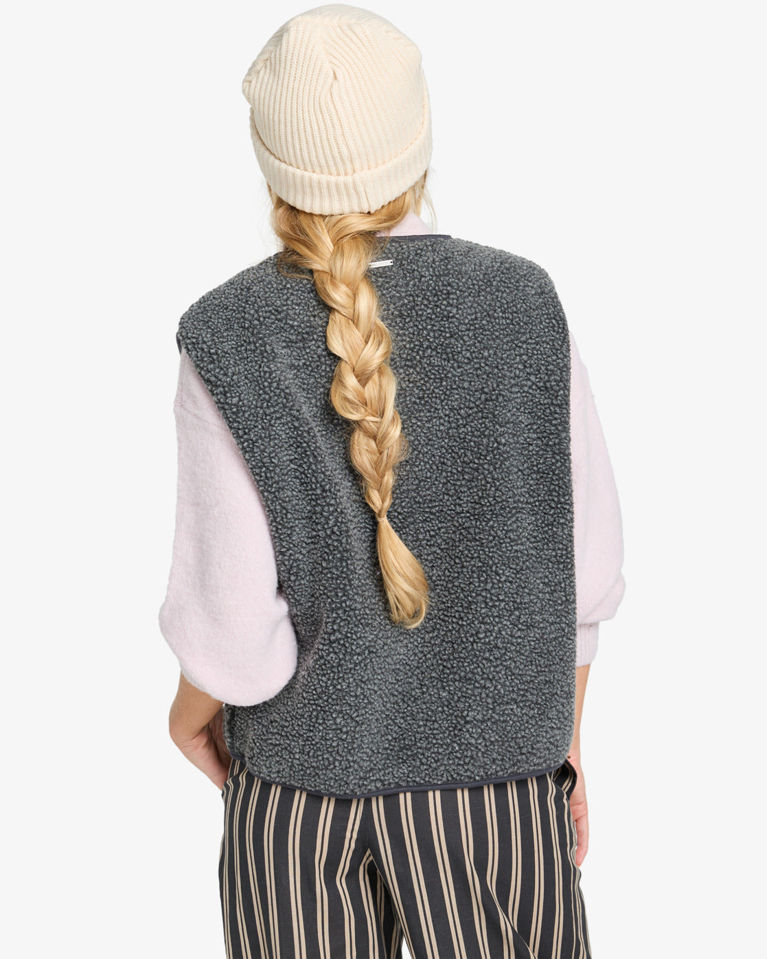 Be Happy - Sherpa-Weste für Frauen