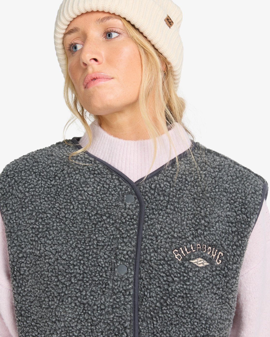 Be Happy - Sherpa-Weste für Frauen