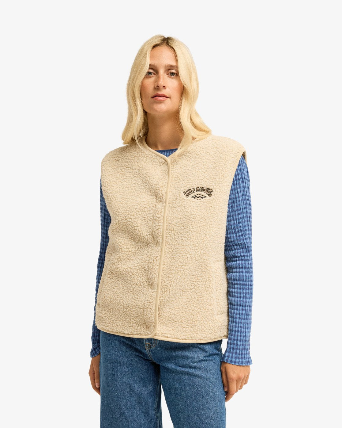 Billabong Be Happy - Sherpa-Weste für Frauen