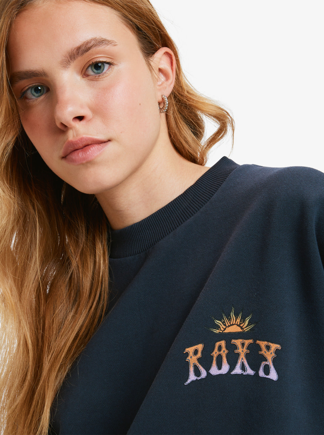Roxy Lineup Oversized -Sweatshirt mit Vintage-Waschung für Frauen