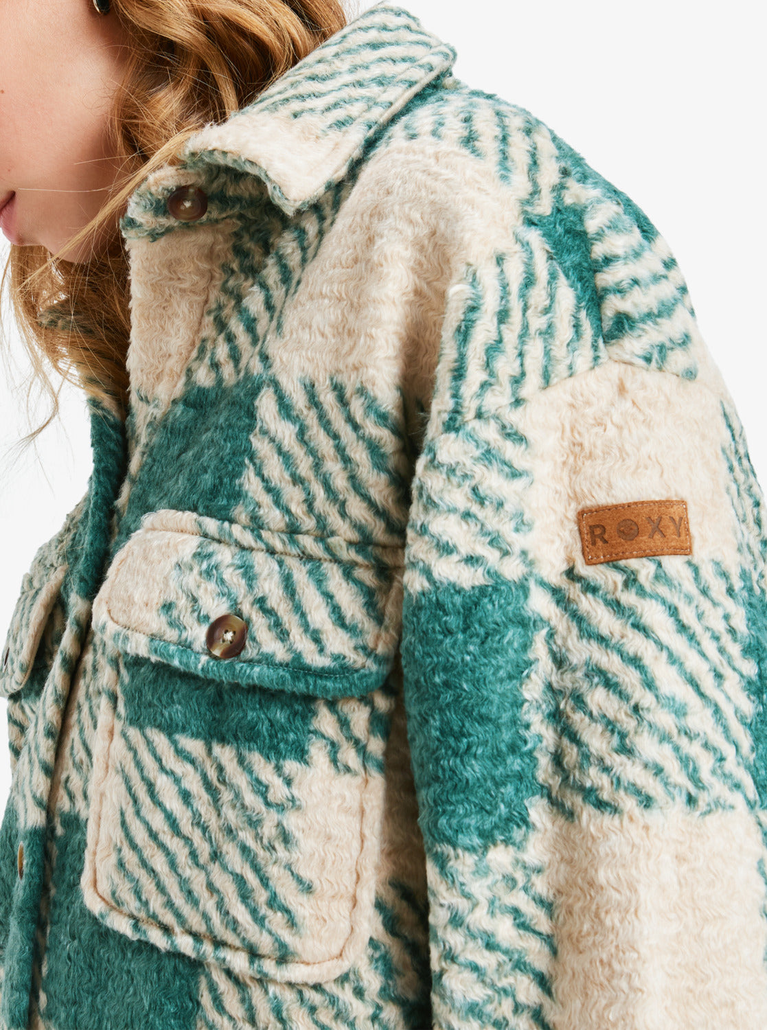 Roxy Over And Above - Fleece-Overshirt für Frauen