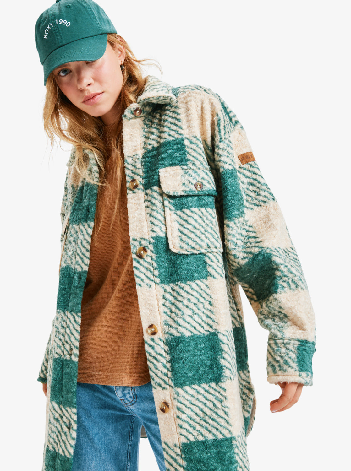 Roxy Over And Above - Fleece-Overshirt für Frauen