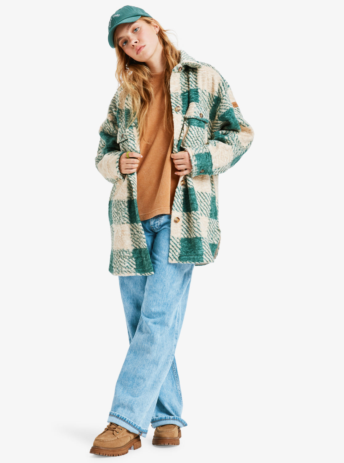 Roxy Over And Above - Fleece-Overshirt für Frauen