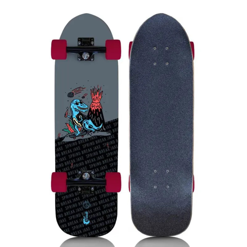 Fireball Limited Edition Spring Break Jake „Shredosaurus“ 29.5" Cruiser Skateboard